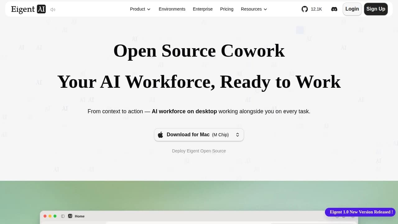 Eigent Open Source Cowork Desktop