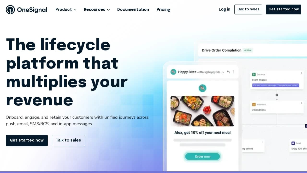 Customer Engagement Platform for Email, Push Notifications, & SMS